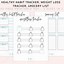 Image result for Fitness Planner Template A4