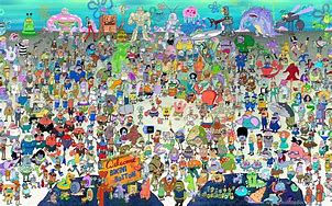 Image result for All Characters From Spongebob