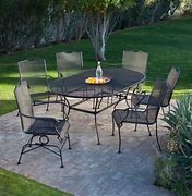 Image result for Wrought Iron Seating Area Outdoor Furniture