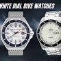 Image result for White Dial Dive Watch