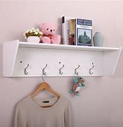 Image result for Wall Shelf with Drawers and Hooks