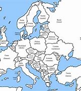 Image result for Europe Continent Blank Map