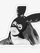 Image result for Ariana Grande Black and White Stickers