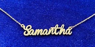 Image result for Samy Name Necklace