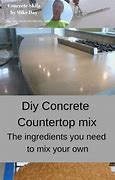 Image result for Concrete Countertop Mix Recipe