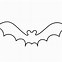 Image result for Bat Shape Outline