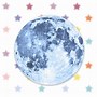 Image result for Moon Stickers Aesthetic