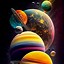 Image result for iPhone Wallpaper iOS 16 Planets