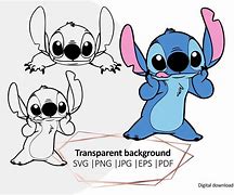 Image result for Stitch Silhouette SVG Free