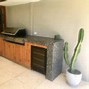 Image result for Outdoor BBQ Concrete Countertops