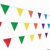 Image result for Multicolor Pennant Banner