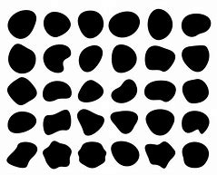 Image result for Weird Shapes Black and White Clip Art