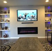 Image result for TV and Fireplace Wall Units