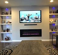 Image result for Custom Built TV Wall Unit with Fireplace