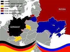 Image result for Germany vs Russia Map