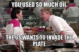 Image result for Pizza Cooking Oil Meme