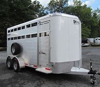 Image result for Bumper Pull Livestock Trailers