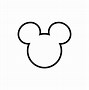 Image result for Mickey Mouse Outline