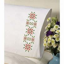 Image result for Cross Stitch Pillowcases