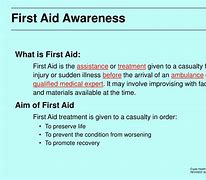 Image result for First Aid Awareness