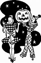 Image result for Creepy Vintage Halloween Clip Art