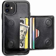 Image result for Men's Leather iPhone Case with Card Holder