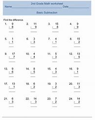 Image result for Free Printable 2nd Grade Worksheets