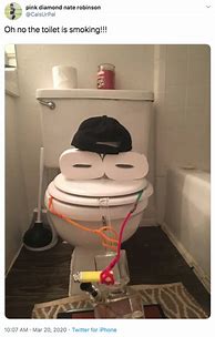 Image result for Toilet Smoking Meme