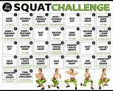 Image result for Daily Squat Chart