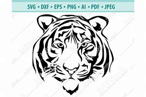 Image result for Tiger Face SVG Free