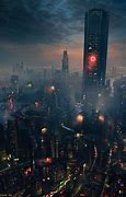 Image result for Future Futuristic City Concept Dark
