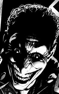 Image result for Joker Comic Book Art Black and White