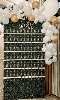 Image result for Champagne Wall with Lights