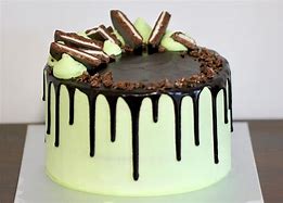 Image result for 8 Inch Round Cake Choc Mint