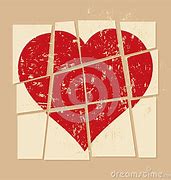Image result for Vintage Broken Heart Clip Art