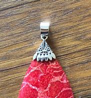 Image result for Silver Teardrop Pendant Necklace