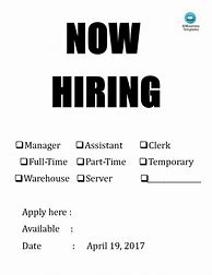 Image result for Now Hiring Audio Template