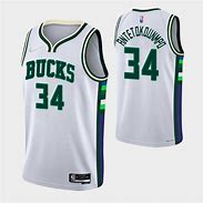 Image result for Giannis Antetokounmpo Jersey 75th Anniversary MVP