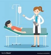 Image result for Doctor Treating Patient Cartoon