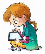 Image result for Frsutrated Kid On iPad Cartoon