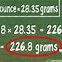 Image result for Grams Ounces Conversion Chart