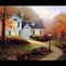 Image result for Thomas Kinkade Autumn at Apple Hill