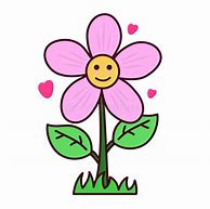 Image result for Cartoon Flowers with Faces