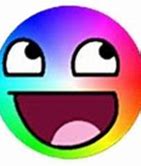 Image result for Rainbow Awesome Face