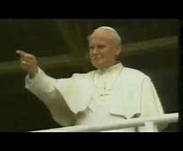 Image result for Pope John Paul II with Head Tilted