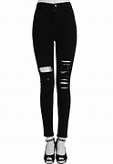 Image result for Cute Black Ripped Jeans