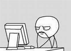 Image result for Stick Figure Staring at Computer