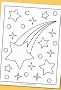 Image result for Printable Shooting Star Drawing