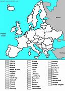 Image result for Europe Continent Map Uncolored Printable
