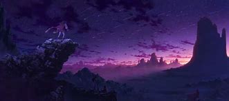 Image result for Anime Purple Sky Background